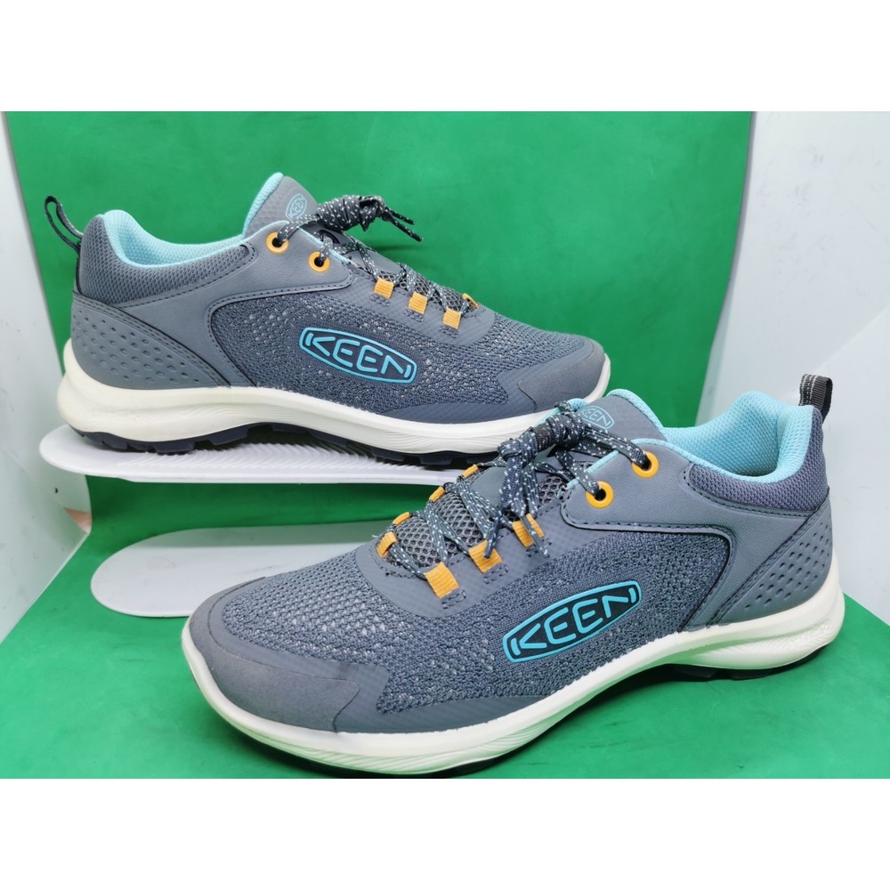 KEEN Terradora II Vent Hiking Shoes Women 9 Grey Blue 1027255 Breathable Mesh